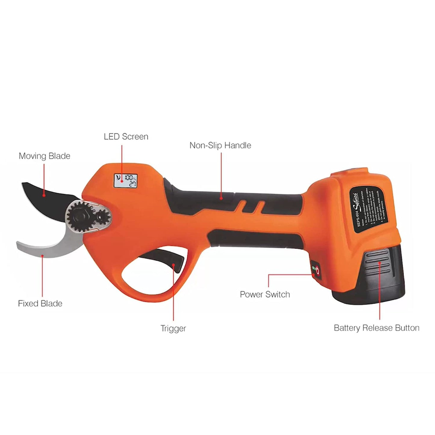 SPANCO by Falcon Electric Pruning Shear (with Double Plug-in Battery) (SEPS-604)