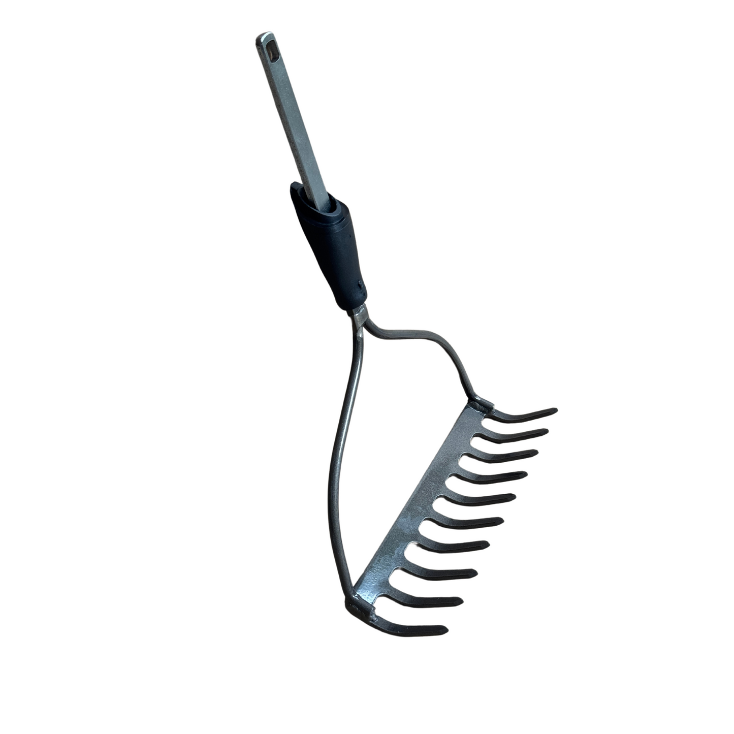 Falcon Quick Combi Tool Set - Bow Rake Attachment | 10 Teeth - Easy Click & Lock System - Compatible with Falcon Handle | Ideal for Leveling, Spreading, and Collecting Debris