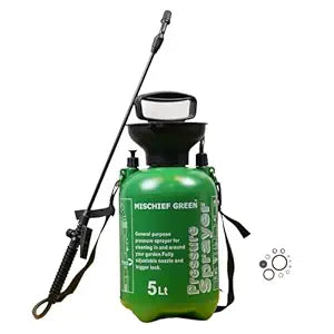 Mischief Green Pressure Sprayer Pump for Gardening & Agriculture (5 Liter)