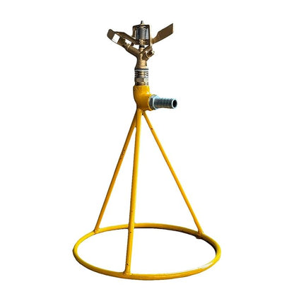 Yuvcon Brass Sprinkler with Stand: Sturdy and Efficient Irrigation Solution, 3/4 inch Sprinkler