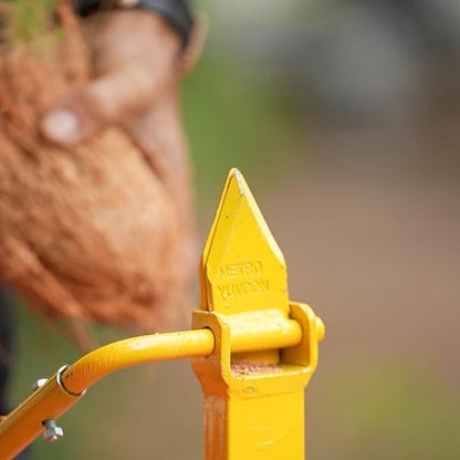 Gurudatta Coconut Deushuker Peeler: Efficient and Safe Coconut Husk remover - Mischief Green