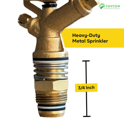 Yuvcon Brass Sprinkler: Durable and Efficient for Agriculture, Lawn and Garden Irrigation