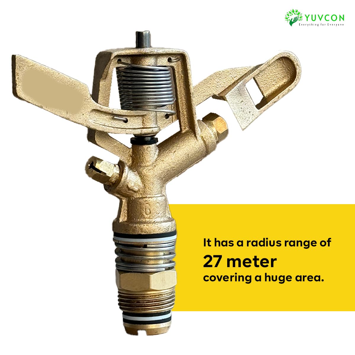 Yuvcon Brass Sprinkler: Durable and Efficient for Agriculture, Lawn and Garden Irrigation