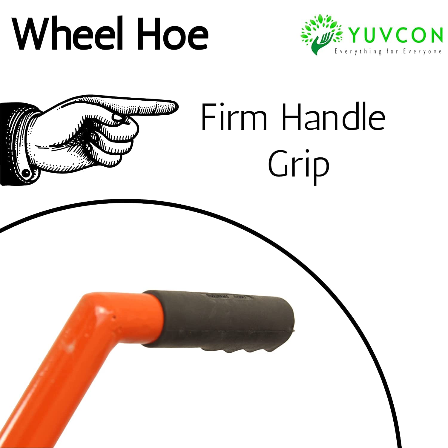 Yuvcon Wheel Hoe: Efficient and Versatile Manual Cultivator - Mischief Green