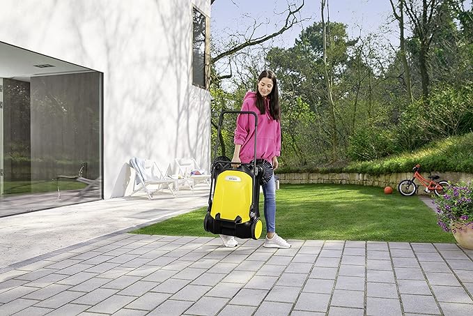 Karcher S4 Twin Push Sweeper: Efficient and Hygienic Outdoor Cleaning